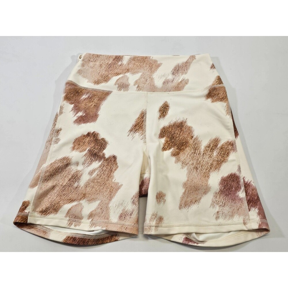 WeWoreWhat Women's M Cowhide Bike Biking Shorts Athletic Running Athleisure EUC